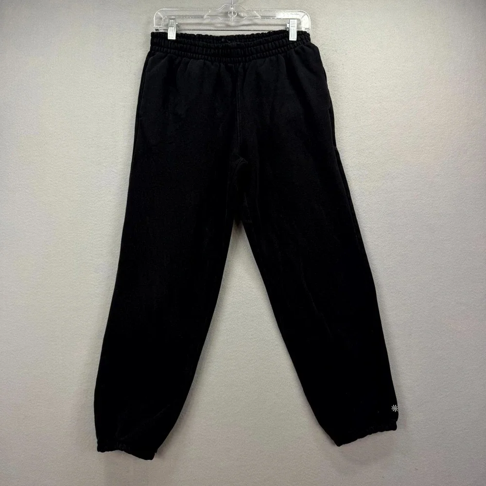 Athleta Jogger Pants Girls 2XL/16 28x27 Black Tapered Elastic Waist‎ Sweatpants